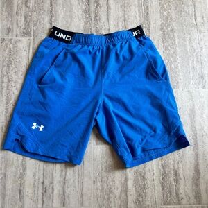 Under Armour Blue Athletic Shorts Lightweight Performance Wear